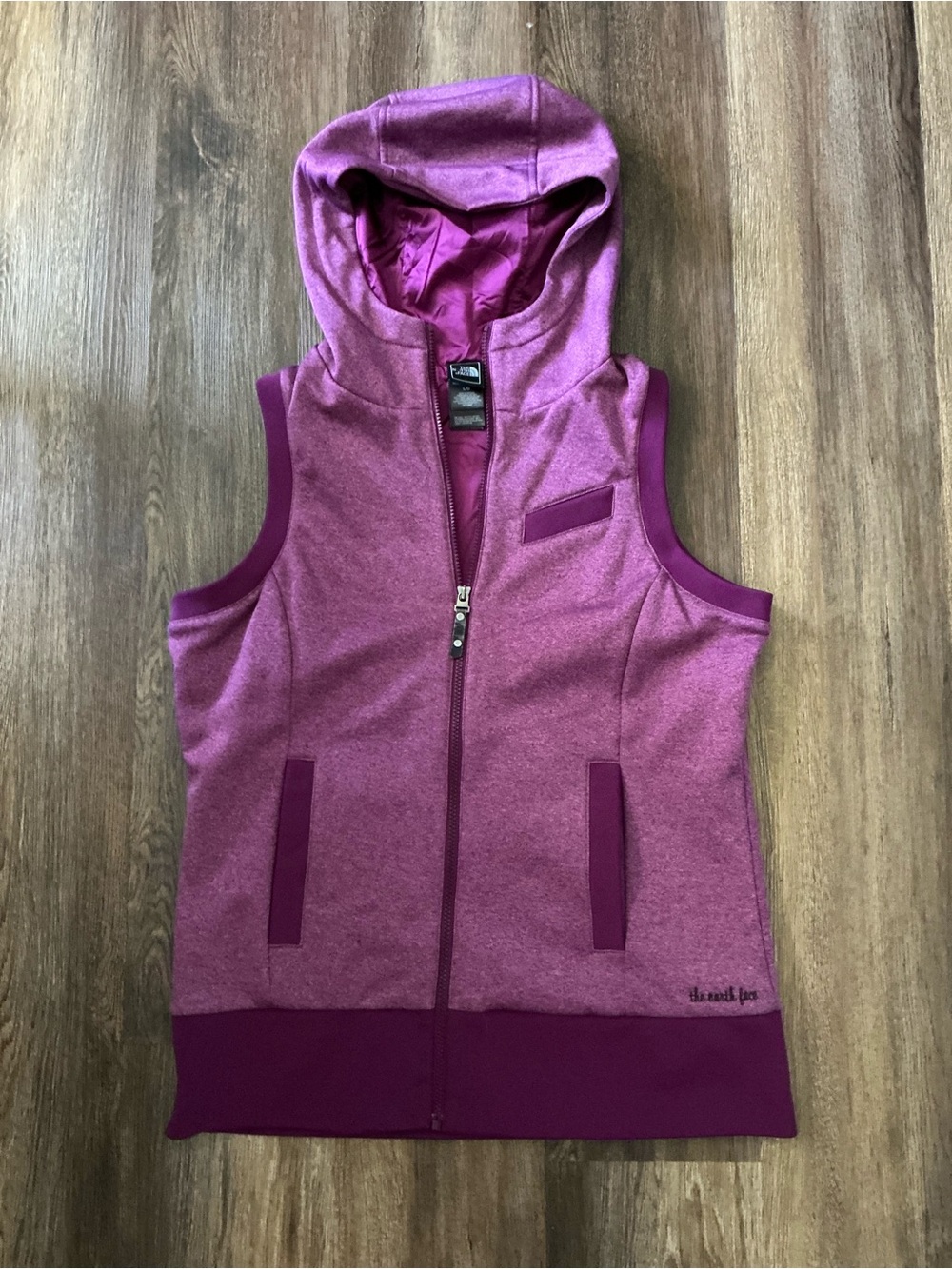 The North Face Women’s Hooded Zip Vest - Plum